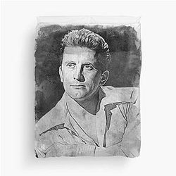 Kirk Douglas Art - Duvet Cover
