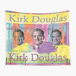 Kirk Douglas Portrait Tapestry