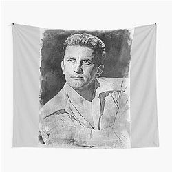 Kirk Douglas Art watercolor D32 Tapestry