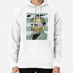 Self Portrait by Vincent Van Gogh and Kirk Douglas Pullover Hoodie