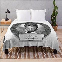 Kirk Douglas Classic Signature Series Throw Blanket