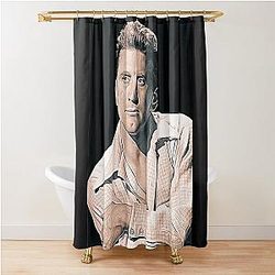 Kirk Douglas Art - vintage painting Shower Curtain