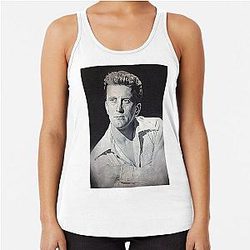 Kirk Douglas Art D80 Racerback Tank Top