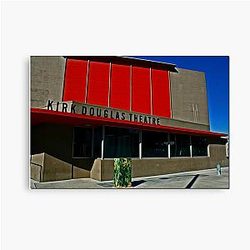 Kirk Douglas Theater Print