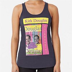 Kirk Douglas Portrait Racerback Tank