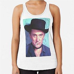Kirk Douglas in Man Without a Star Tank Top