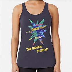 The Indian fighter Kirk Douglas cowboy racerback tank top