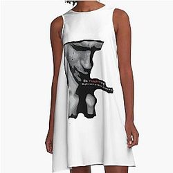 Mens Funny Horror Icon Series Do Vampires and Kirsten Dunst A-Line Dress