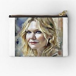 Goldilocks Kirsten Dunst in watercolors zipper pouch