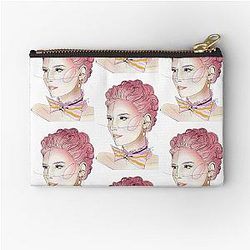 Portrait of Marie Antoinette Kirsten Dunst Zipper Pouch