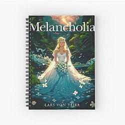 Melancholia movie poster Lars von Trier Kirsten Dunst spiral notebook