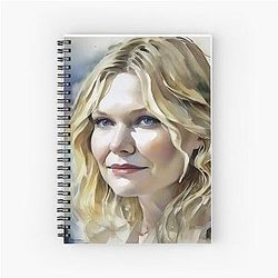 Goldilocks Kirsten Dunst in watercolour Notebook
