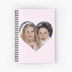 Sofia Coppola and Kirsten Dunst Spiral Notebook