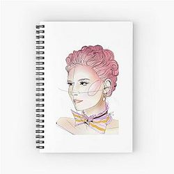 Portrait of Marie Antoinette Kirsten Dunst Notebook