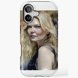 Delicacy with Kirsten Dunst in watercolor iPhone case
