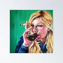 Smoking Kirsten Dunst Poster