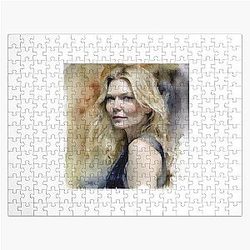 Delicacy Kirsten Dunst in Watercolor Jigsaw Puzzle