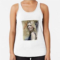 Kirsten Dunst Watercolors Racerback Tank Top
