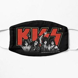 Kiss Band Alle Mitglieder - Rote und gelbe flache Maske RB2411