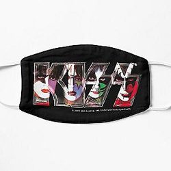 Kiss Das ist ein... - Alle Mitglieder Gesichter Flache Maske RB2411
