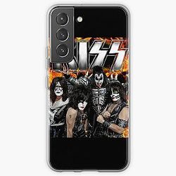 KISS con logotipo y banda Samsung Galaxy Soft Case RB2411