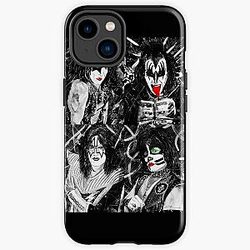 KISS - Tinta Original Cor Splash iPhone Tough Case RB2411