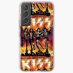kiss la banda de rock Hard Rock Kiss Destructor del ejército Samsung Galaxy caso suave RB2411