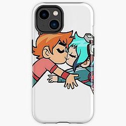 Scott Pilgrim x Ramona Fiori kiss Prende fuori iPhone caso difficile RB2411