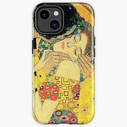 The Kiss Closeup - Gustav Klimt Custodia per iPhone resistente RB2411