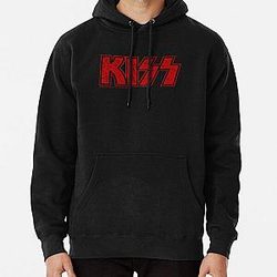 Kiss le logo Band rouge Pullover Hoodie RB2411