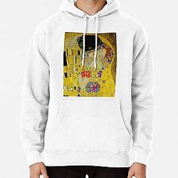 Die Kiss von Gustav Klimt Liebespaar - Die Lovers Pullover Hoodie RB2411