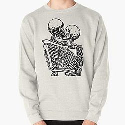 Kissing scheletri gabbia toracica Pullover Felpa RB2411