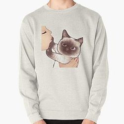Ne pas Kiss Les femmes qui ont été refusées aux chats de Mew kiss Sweat-shirt amusant de pullover chat RB2411