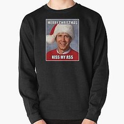 Clark Griswold Kiss Il mio culo Natale vacanze Pullover Felpa RB2411