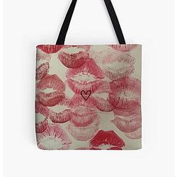 kiss kiss All over Print Tote Bag RB2411