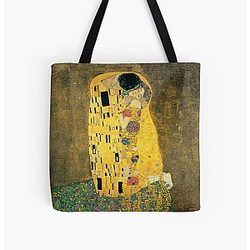 Gustav Klimt The Kiss Tutto su Tote Bag RB2411