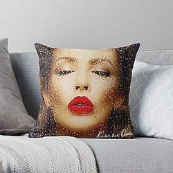 Kylie Minogue - No. Kiss Una volta Album 2014 Throw Pillow RB2411