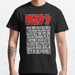 Kiss Band Die besten Songs Classic T-Shirt RB2411