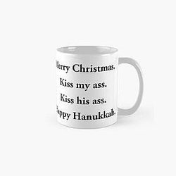 Migliore Clark Griswold citazione Natale Vacanze Kiss il mio culo Classic Mug RB2411