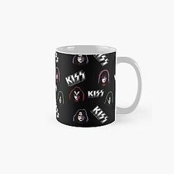 KISS Faces & Logo Muster Klassische Tasse RB2411
