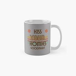 kiss seus homies goodnight 1 caneca clássica RB2411