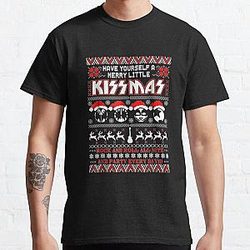 KISS - メリーリトルKISSmasクラシックTシャツクラシックTシャツRB2411