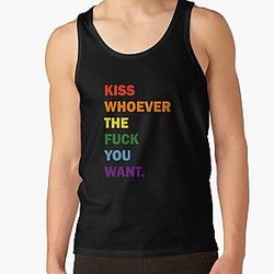 Kiss Wer immer Sie wollen LGBTQ Pride Tank Top RB2411