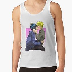 Kopf kiss Craig x Tweek - South Park Tank Top RB2411