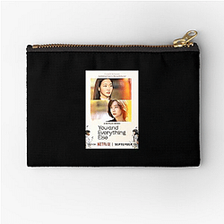 Kiss or Die The World Is A Kiss Kiss Or Die Zipper Pouches