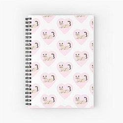 Kittie In Your Heart Spiral Notebook