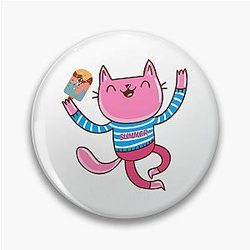 Summer Kittie Pin