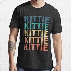 Kittie Name T Shirt - Kittie Vintage Retro Kittie Name Gift Item Tee Essential T-Shirt