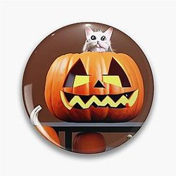 Helloween kittie Pin