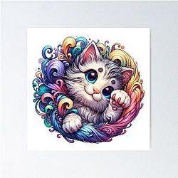 Cute Kittie Poster